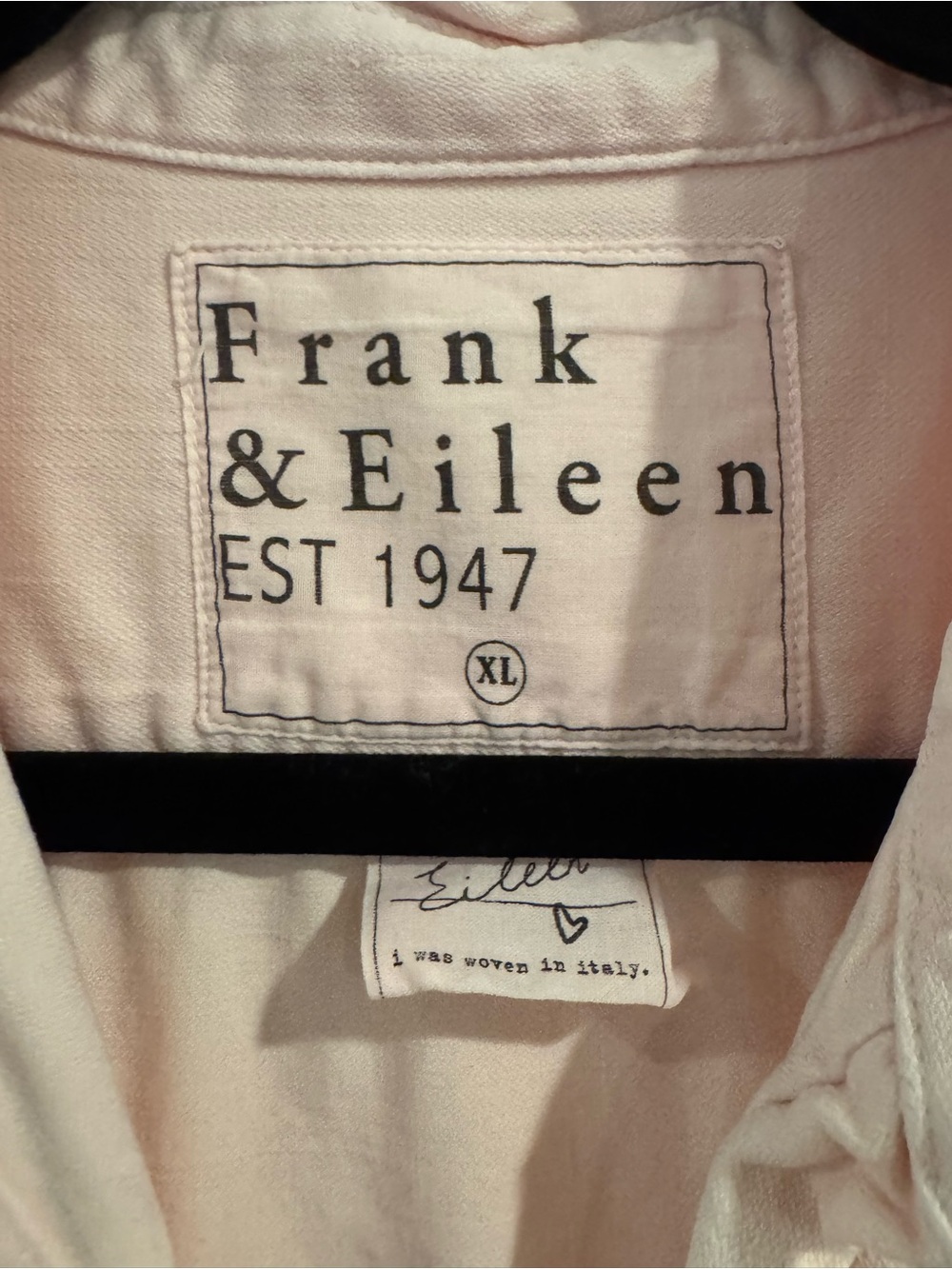 Frank & Eileen Pale Pink Button-Front Shirt - Picture 2 of 5